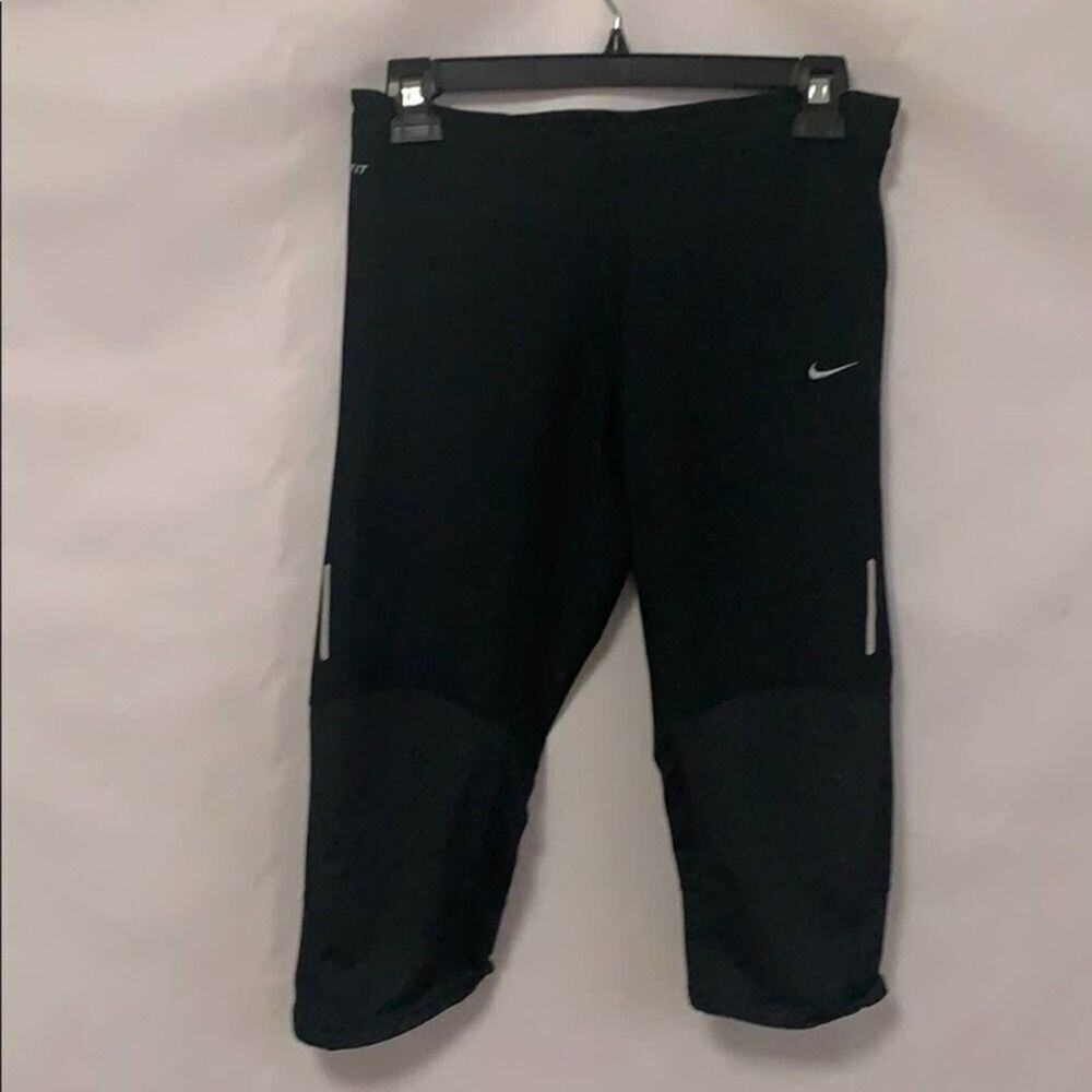 NIKE DRI FIT BLACK‎ LEGGINGS SIZE M